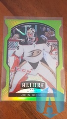 2020-21 Upper Deck Allure Green Quartz 65/99 John Gibson #18